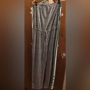 Houndstooth strapless jumper size XL